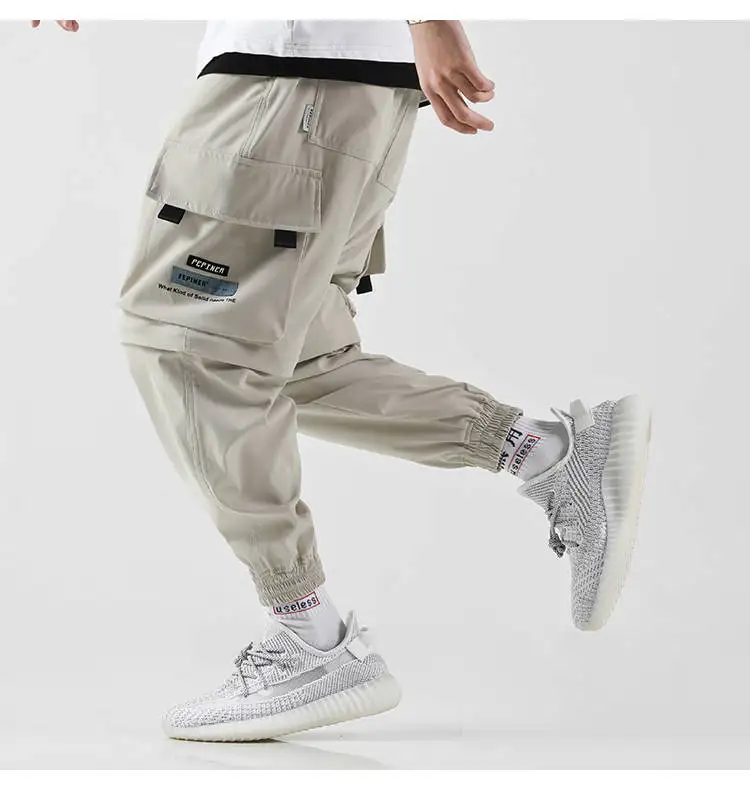 com bolsos múltiplos, para o verão, calça