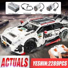 Moc 6687 Rc Modello di Auto Technic Telecomando Benzs Kit di costrumzione di Blocchi di Mattoni Compatibile Amg C63 Gioca 23002