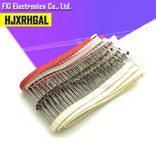 100 шт. 1 Вт туннельный диод DO-41 3V 3V3 3V6 3V9 4V3 4V7 5V1 5V6 6V2 6V8 7V5 8V2 9V1 10V 11 12 13V 15V 1N4733A 1N4742A 1N4728A