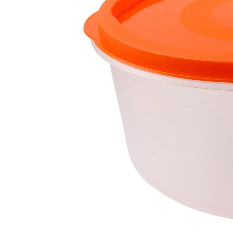 

Round Preservation Box Rainbow Set Safe Health with Lid Microwave Oven Refrigerator Applicable