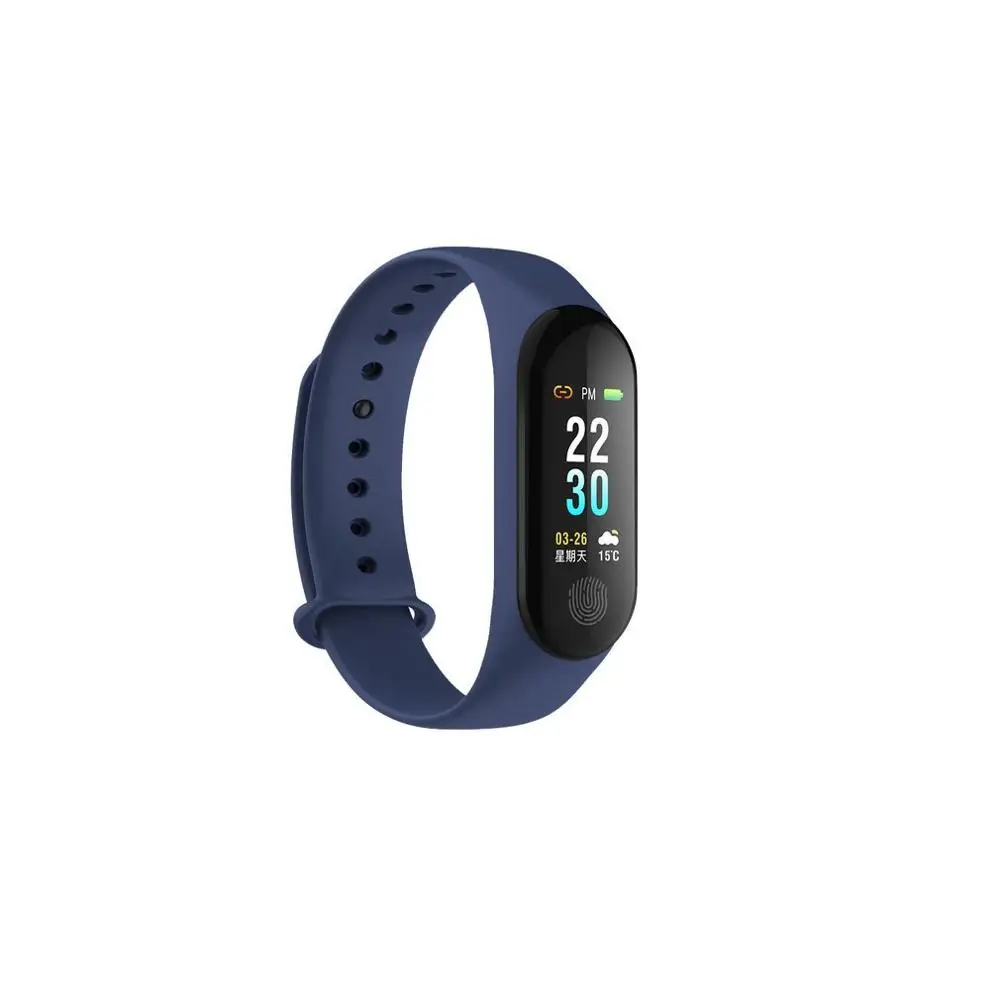 blue Смарт-часы, Bluetooth браслет, водонепроницаемый браслет, Bluetooth, смарт-браслет, кровяное давление, приложение, Контроль Пульса - Цвет: blue