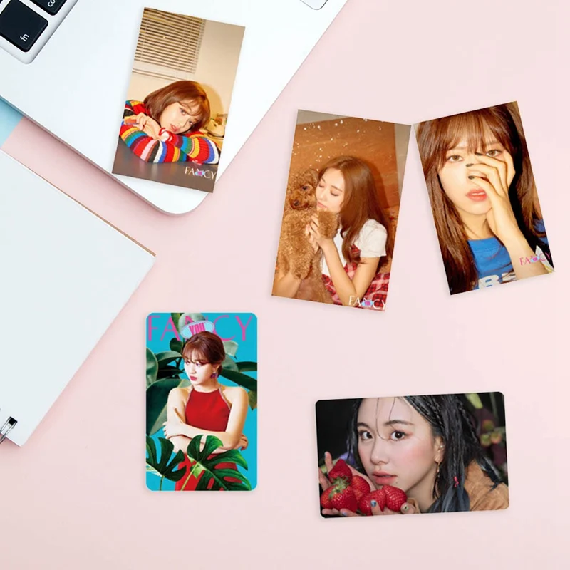 100Pcs/Set K-POP TWICE Mini 8th 9th New Album FANCY YOU LOMO Card Postcard Photo Card Around The Concert