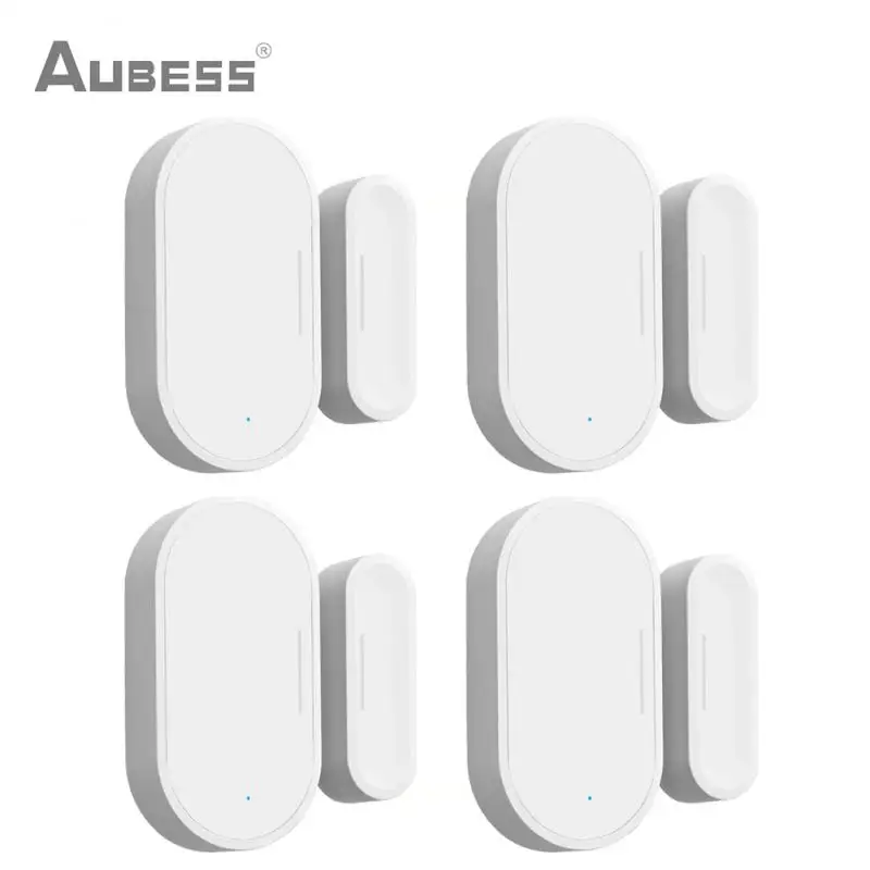 house alarm keypad Tuya Smart ZigBee Door Sensor Door Open / Closed Detectors App Notification Alert Security Alarm Voice Contorl Alexa Google Home alarm button for elderly Alarms & Sensors