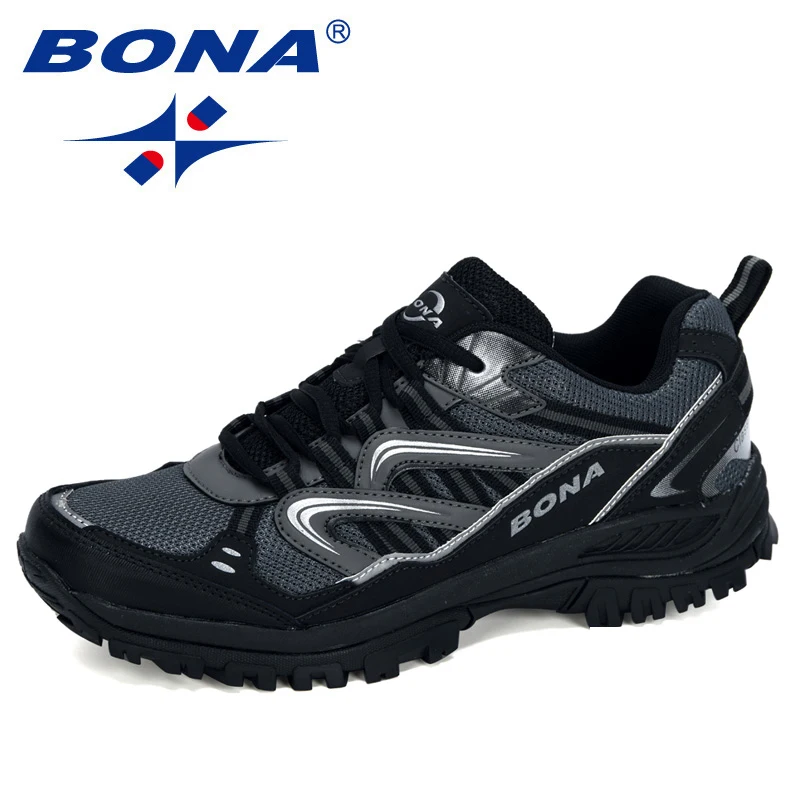 

BONA Men's Hiking Shoes Men Comfortable Sports Shoes Man Tourism Camping Travel Fishing Outdoor Breathable Sneakers