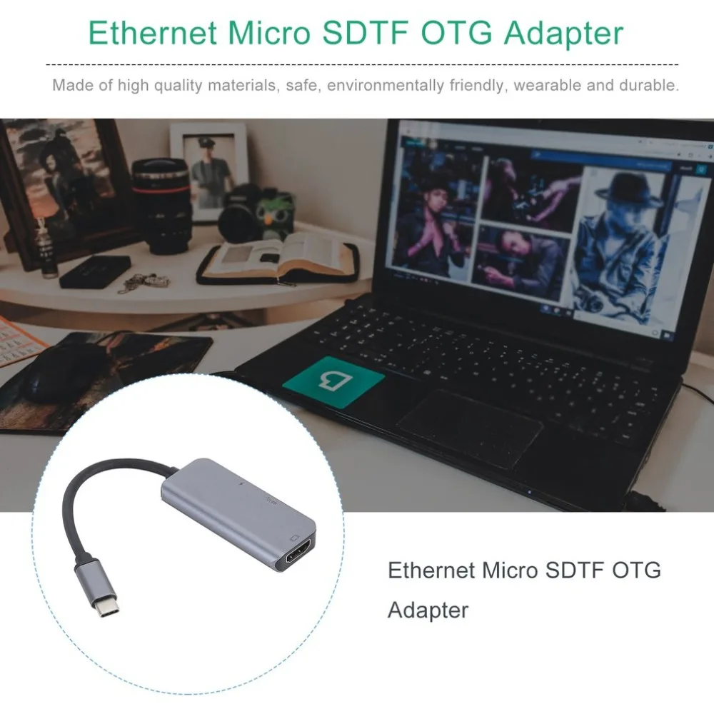 3 в 1 концентратор Tpye-C к Micro USB 3,0 2,0 HDMI Thunderbolt сплиттер адаптер совместимый для MacBook Pro для samsung