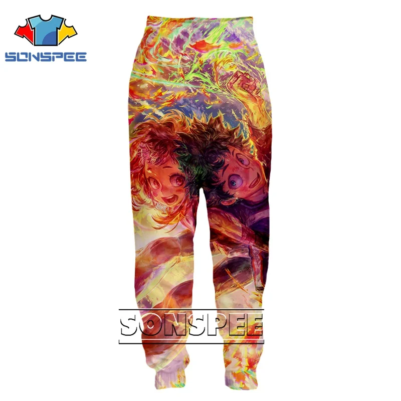 06 3d принт для мужчин и женщин Полная длина jogger логотип Harajuku kids My hero Academy Boku no hero спортивные штаны Топ аниме спортивные брюки - Цвет: 06