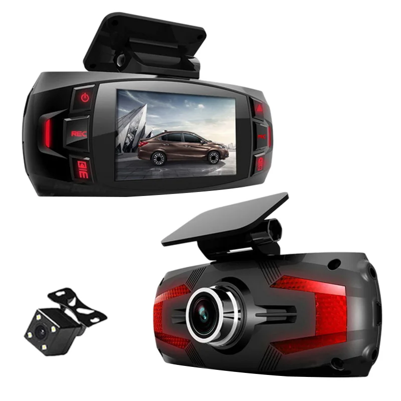 1080P Full Hd 2," Lcd рекордер вождения 170 градусов Автомобильный видеорегистратор приборная панель камера двойной объектив Спринт камера с задней камерой