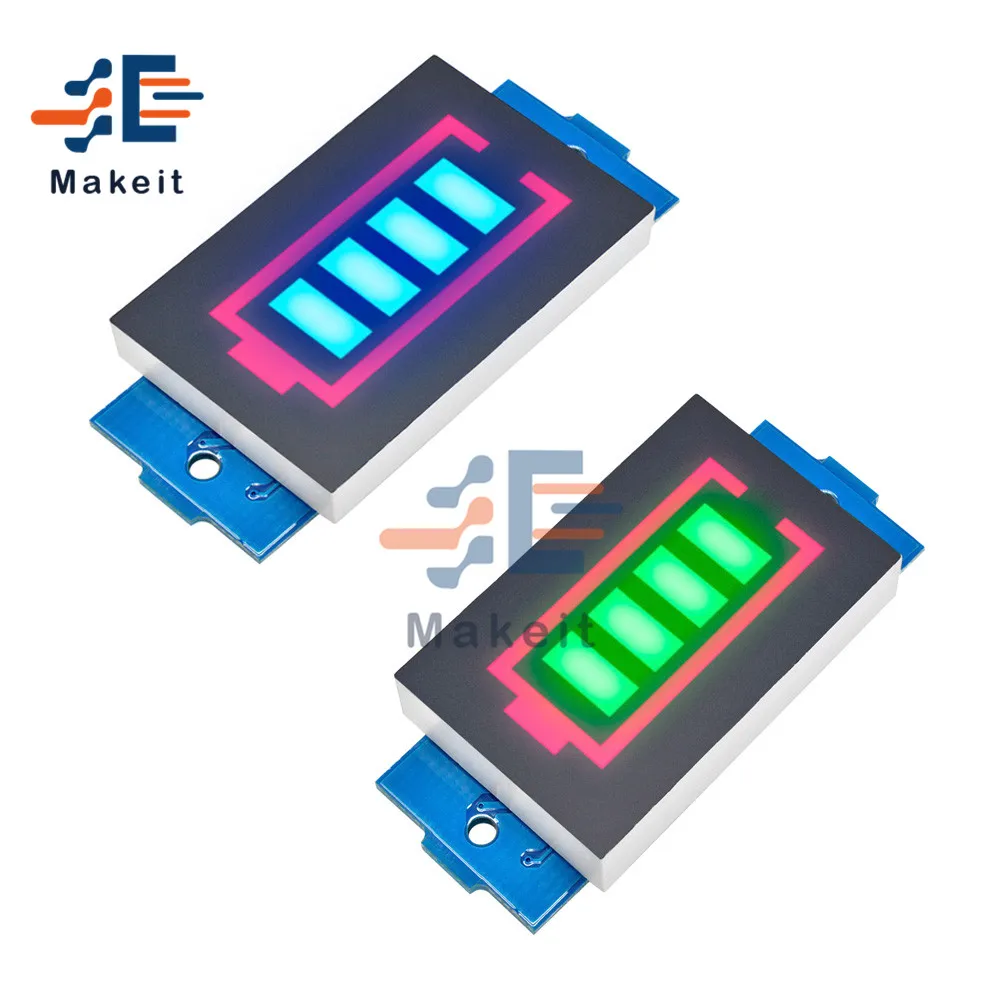 1S/2S/3S/4S/6S/7S 12 6 V 18650 Li-po литий-ионный модуль индикатора емкости батареи светодиодный