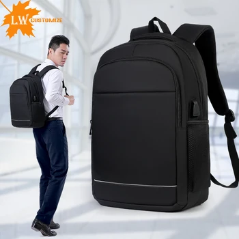 

Waterproof Anti Theft Laptop Backpack Logo Printing Customize Office Men Bag Nylon Business Travel Backpacks School Bags Gift