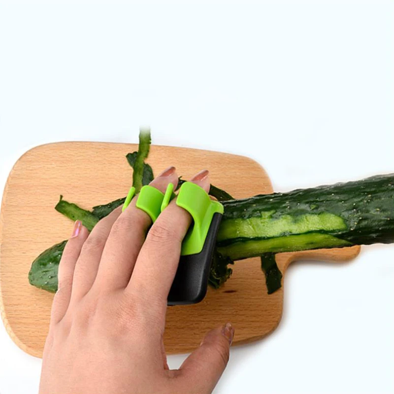 Stainless Creative Finger Held Palm Peeler Cucumber vegetable Household Multi-function Planer Fruit peeler Kitchen Accessories
