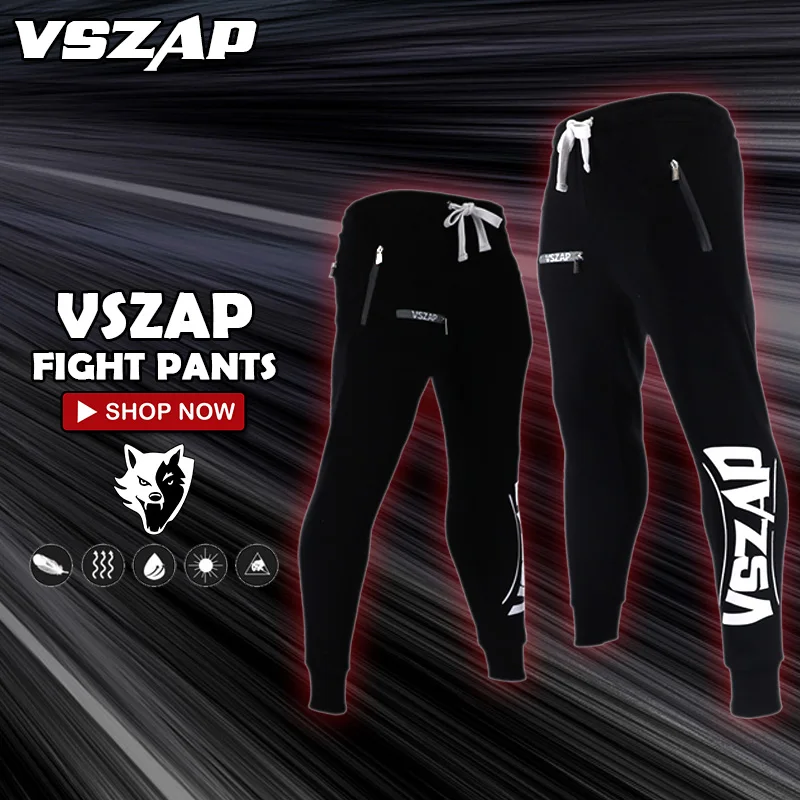 Thick Excercise& Training Long Pants Gym Workout Fleece Pants MMA Sports Drawstring Pants KickBoxing Running Jogging Trousers