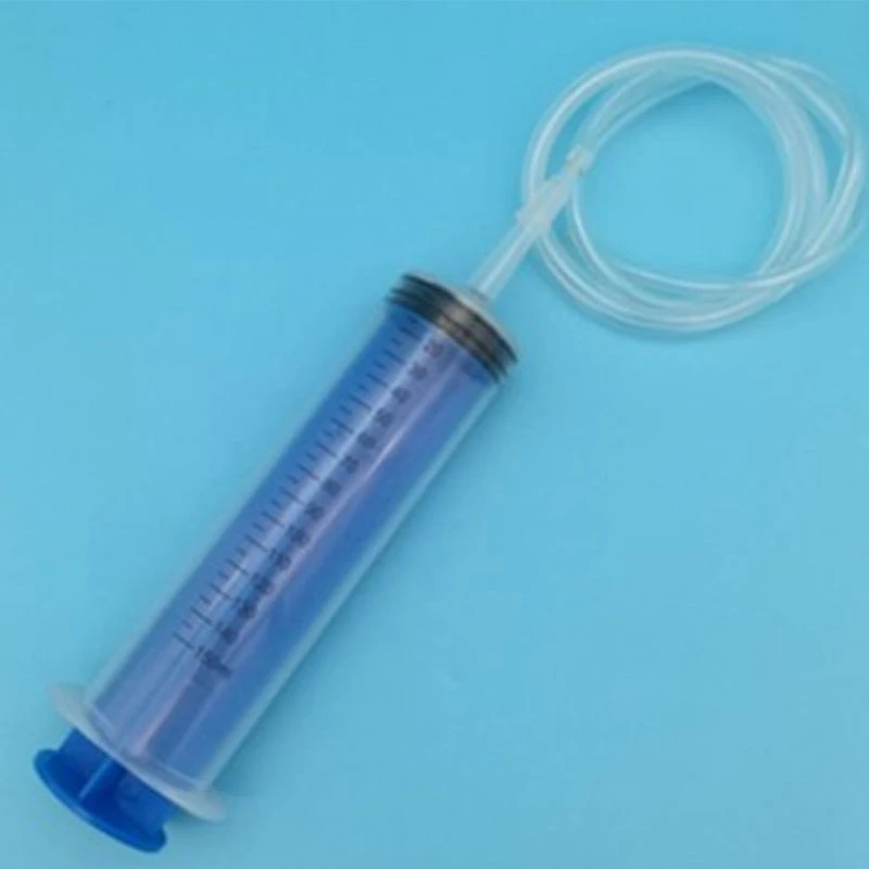 ATATMOUNT Reusable Plastic Syringe Bubble Syringe Oil Syringe for Extracting Oil Agricultural E Fluid Brake Fluid with Hose 80 cm