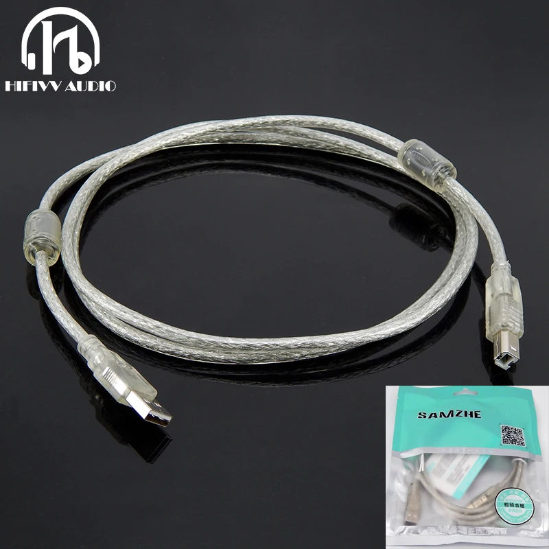 USB кабель Hi Fi для декодера усилителя высокоскоростной передачи данных типа A Type B