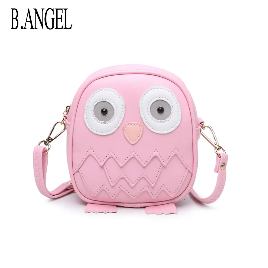 Owl Cute Messenger Bag Animal Girlish Fashion Mini Shoulder Simple Portable Handbag Beauty Warrior |
