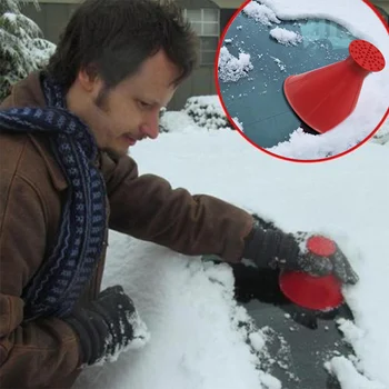 

Window Glass Cleaning Tool Scraper Outdoor Funnel Windshield Magic home Snow Remover Car Tool Cone Shaped Ice Scraper accessorie