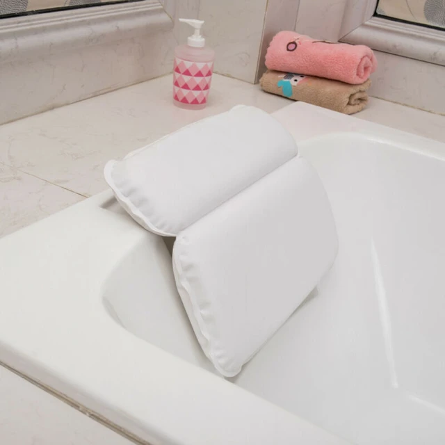 SPA Bath Pillow Non-slip Bathtub Headrest Soft Waterproof Bath