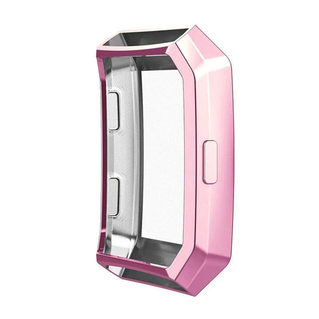 

Soft TPU Smart Watch Protection Case Cover Screen Protector For Fitbit Ionic
