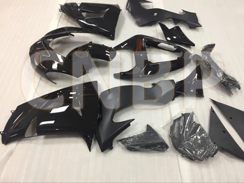 

for Kawasaki Zx10r 2006 - 2007 Abs Fairing Zx10r 2007 Black Plastic Fairings Zx-10r 06 Fairing Kits