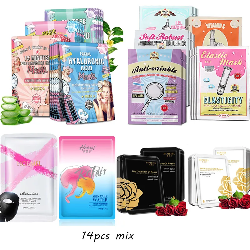 

Korean Face Mask Replenishment Sheet Mask Black Dots Remove Acne Treatment Korean Skin Care Hyaluronic Acid Face Mask Firming