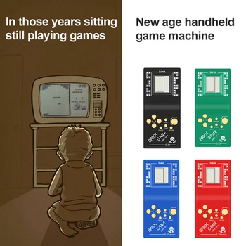 

Handheld Game Players Classic Childhood Tetris Hand held LCD Electronic Game Toys Pocket Game Console