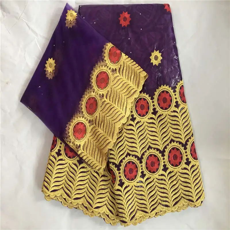 Модный дизайн Базен Riche ткань вышитая новейший Базен Riche высокое качество 5+ 2 ярдов кружевной набор! WXF9286