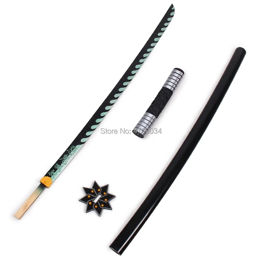 Kimetsu no Yaiba Sanemi Shinazugawa Nichirin Blade Косплей Реплика реквизит