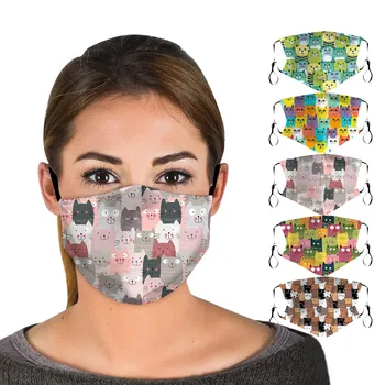 

5pc Windproof Face Mask Breathable Face Shield Cloth Face Shield Reusable Face Cover Mask Washable Mouth Mask mondmaskers