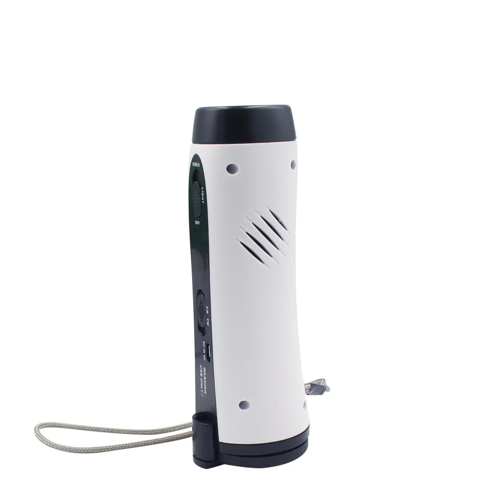 

Hand-cranking Power Generation Night Fishing Lighting Flashlight Emergency LED Light Multi-functional Emergency Outdoor Flashlig