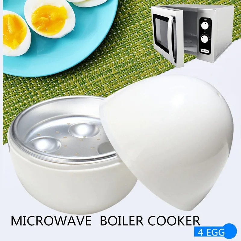 4 чашки яйца котельная плита для Microwavable для микроволновой печи 4 яйца Кухонный для завтрака прибор кухонные инструменты поставки яйцеварка