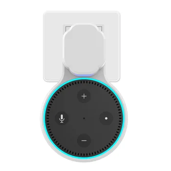 

Outlet Wall Mount Stand Hanger for Amazon Alexa Echo Dot 2rd Gen Work with Amazon Echo Dot 2 Holder Case Plug In Bedroom