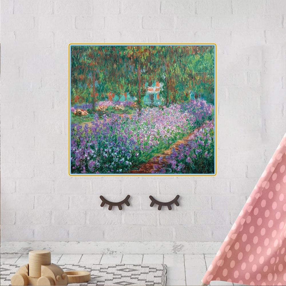 Цитон Клода монета Garden Художники Сад на Giverny Canvas картина маслом холсте