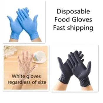 

Disposable Gloves Nitrile XL Latex For Home Cleaning Medical/Food/Rubber/Garden Gloves Universal For Left And Right Hand 2 color