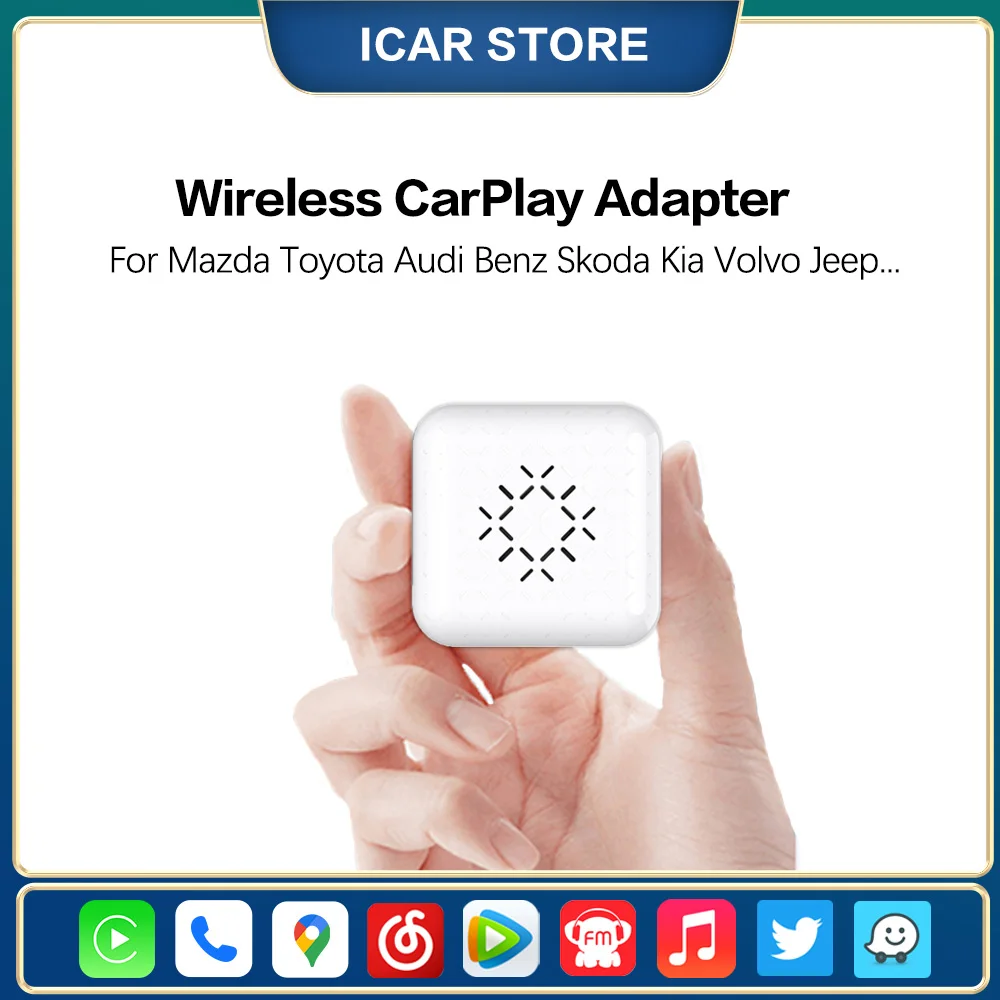 Беспроводной мини-адаптер CarPlay проводной и беспроводной Carinkit 3 0 Apple Dongle Plug And Play