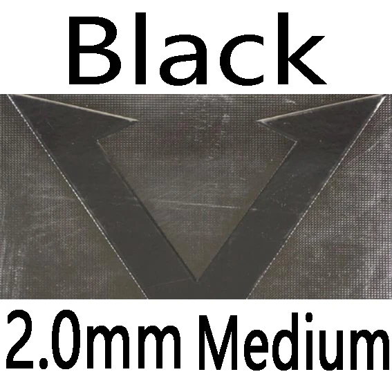 Black 2.0mm Medium XIOM VEGA PRO(не липкая Резина, петля) резиновая губка для настольного тенниса для пинг-понга - Цвет: Black 2.0mm Medium