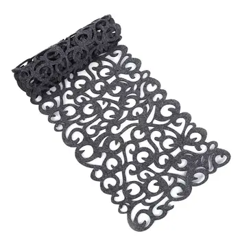 

Rectangle Felt Table Runners Modern Hollow Out Fashion Felt Placemat Table Runner Home Table Decoration Flag