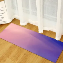 Т градиентный коврик для дивана, противоскользящий ковер для спальни, 3D полоска, коврик для обуви, коврик для ванной, коврик для двери, впитывающий воду, Кухонное одеяло