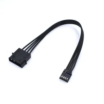

10pcs/lot Molex IDE 4 Pin To 4 Pin FDD Floppy Drive FDD Internal Power Adaptor Cable black