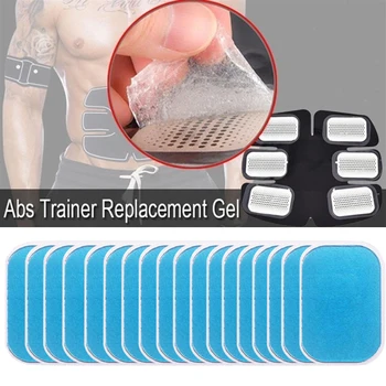 

Trainer Replacement Gel Sheet EMS Abs Trainer Muscle Gel Pad Waist Trimmer Belt Health Care Accessories 2/6/12/18Pcs