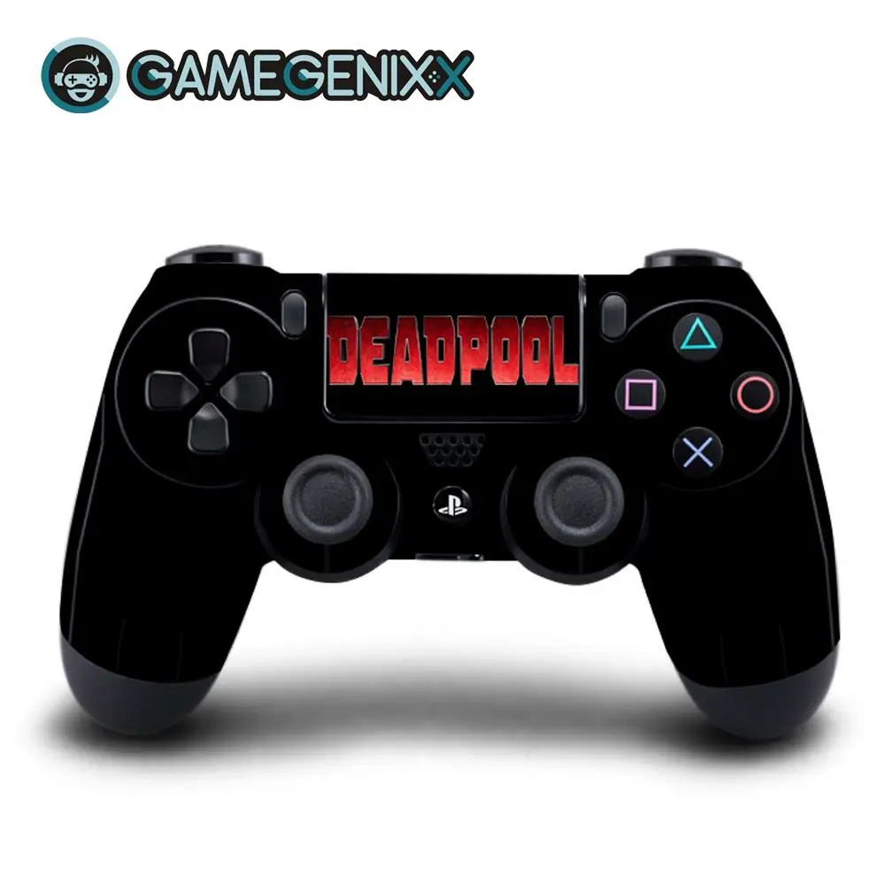 GAMEGENIXX виток винилопласта с наклейкой чехол для Playstation PS4 контроллер Daulshock 4-DeadPool