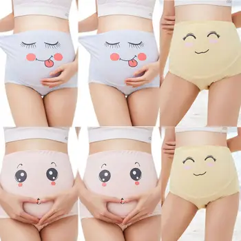 

Cotton Pregnant High Waist Panties Women Underwear Maternity Briefs S Adjustable