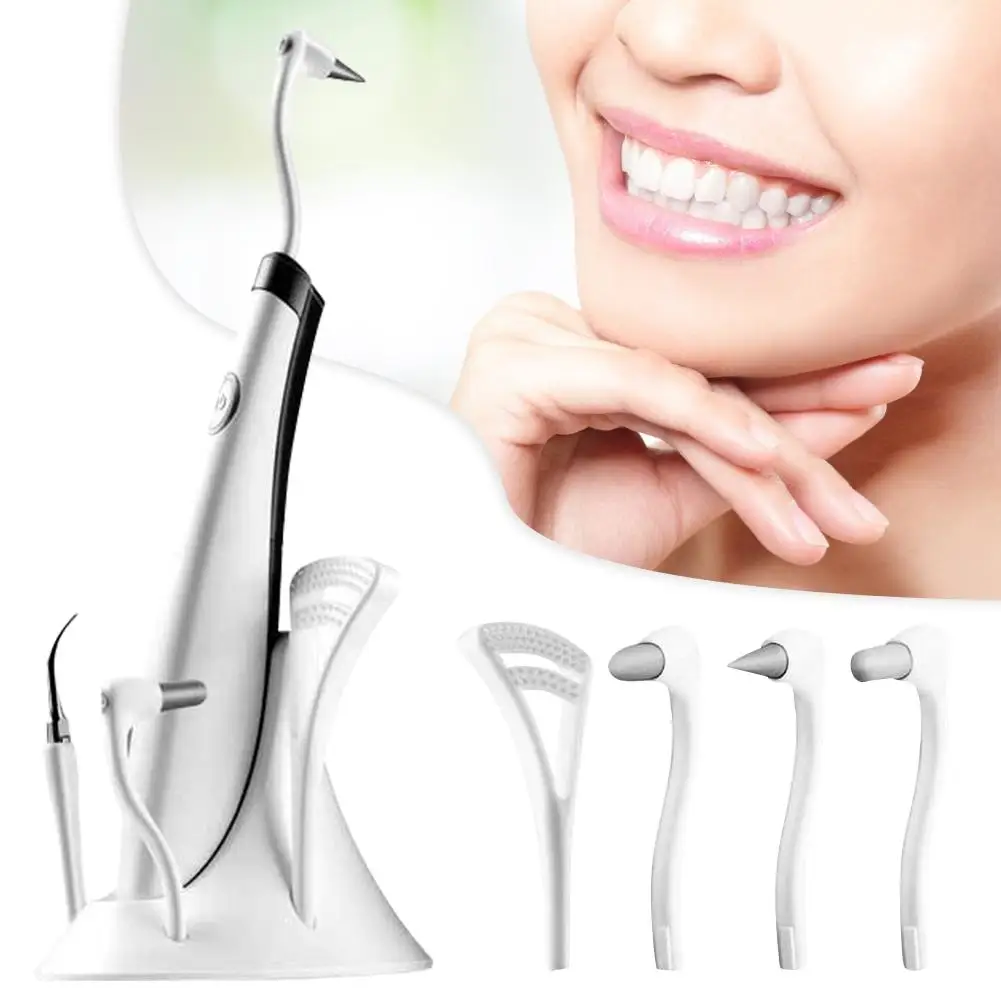 Dental escarificador ultrasónico eléctrico, limpiador de cálculo Dental, herramienta para manchas de dientes, sarro, blanqueador de dientes