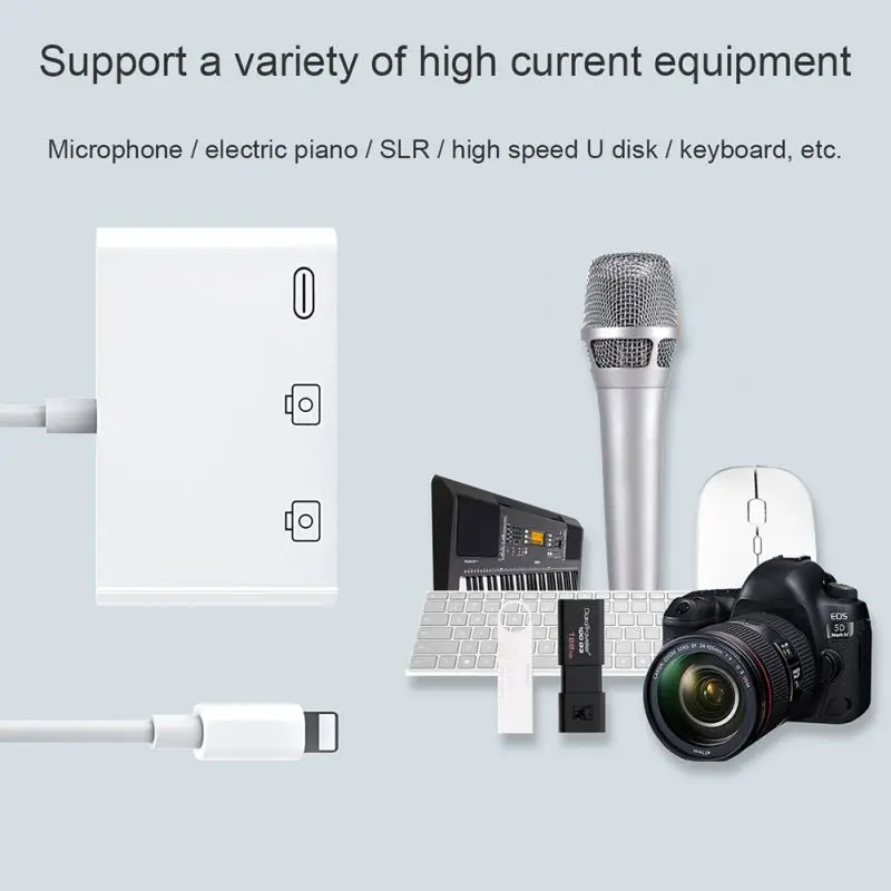 OTG телефон USB 3,0 адаптер мышь клавиатура USB диск конвертер для iPhone X 8/7/8 7 plus/11/Pro Max для I Pad 4 и многое другое