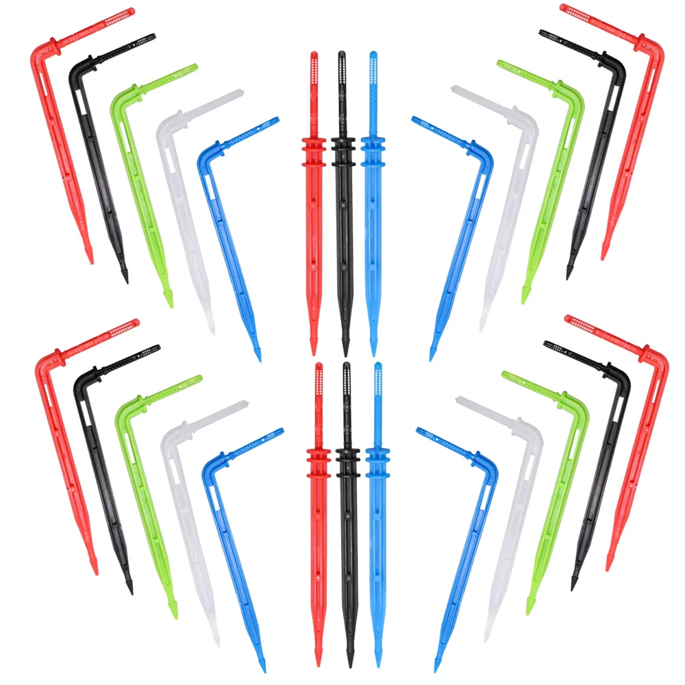 Gotero de flecha de arco de jardín de 25 piezas, manguera de 3/5mm, lanzador de ahorro de agua, Kit de rociador de riego por microgoteo para plantas bonsái, herramienta reutilizable