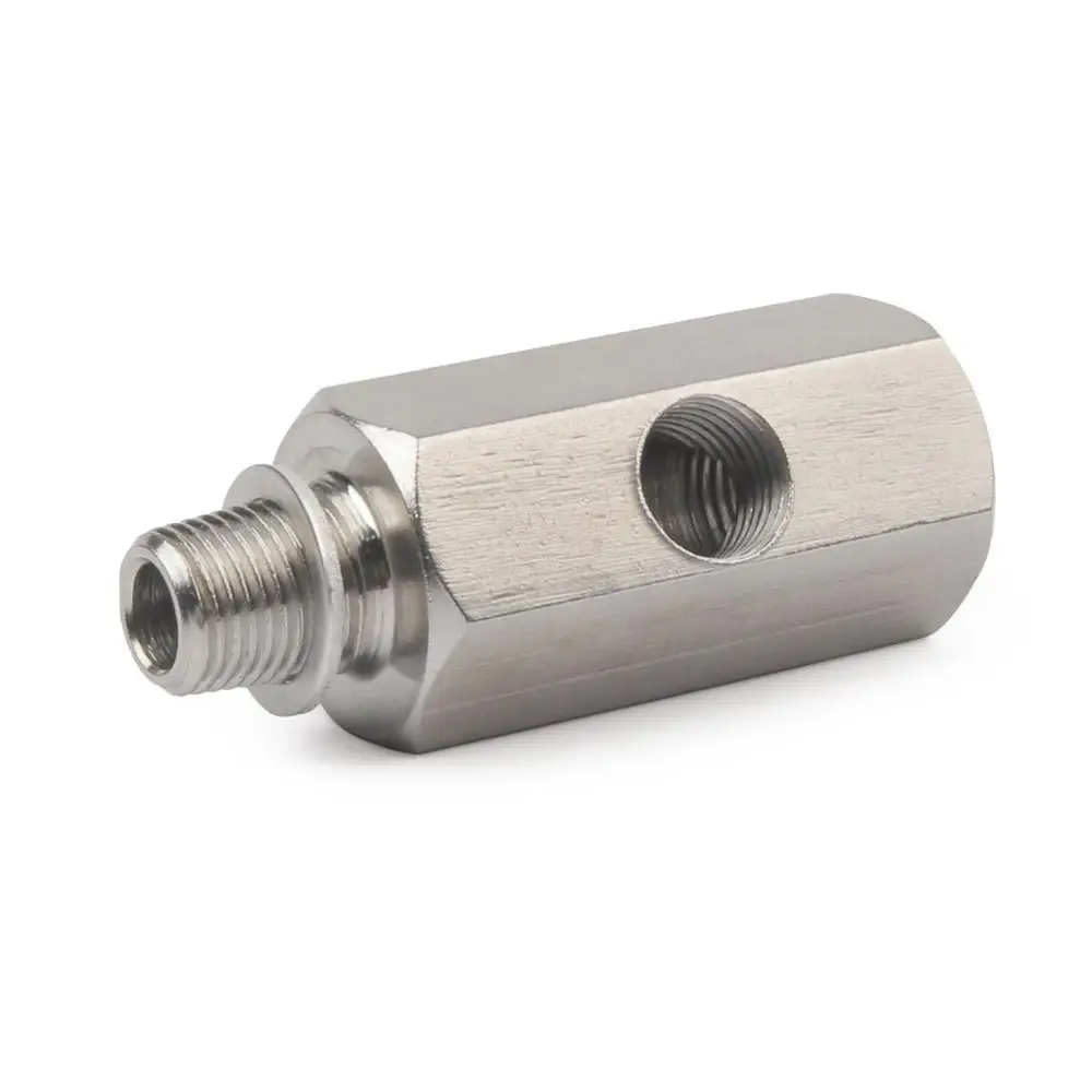 

Car Modification Accessories Oil Pressure Sensor Connector 1/8" NPT Stainless Steel Turbo Pressurized Joint