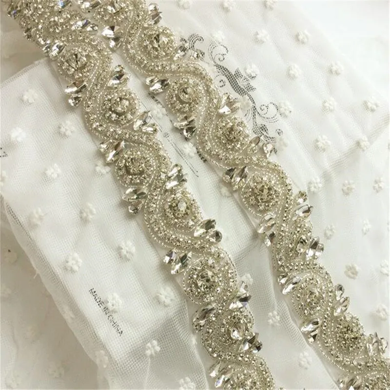 

Diamond Bling Crystal Ribbon Wrap Trim Rhinestone Cup Chain Pearl Crystal Chain Wedding Cake Party Decoration