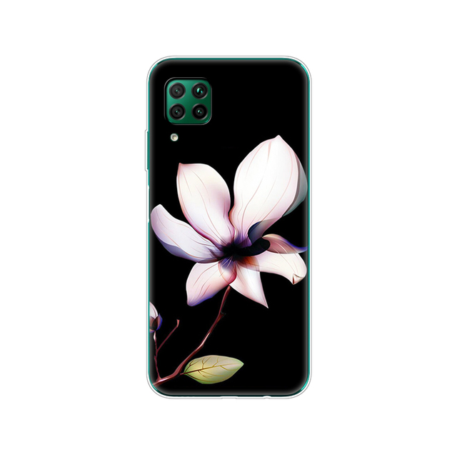 For Huawei P40 Lite 4G 5G Soft TPU Silicon Phone Cover For Huawei P40 Lite E P40Lite Bumper Coque Skin shockproof black