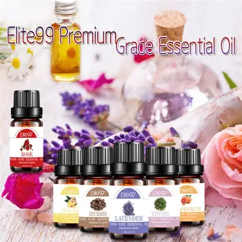 

Elite99 10ml Aromatherapy Massage Pure Essential Oils Orange Lavender 100% Natural Essential Oil Relax Fragrance Oil Diffuser
