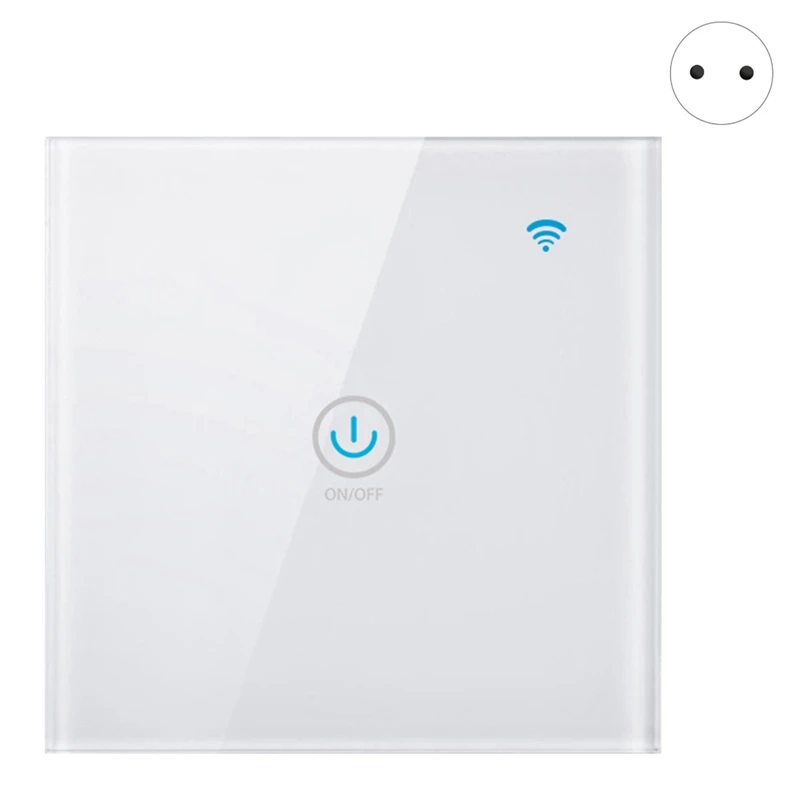 Стандарт ЕС настенный выключатель TUYA APP/Wifi контрольный светильник с Amazon Alexa Google для Smart Life EU Plug