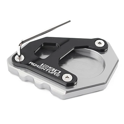 1290 titanium Аксессуары для мотоциклов с ЧПУ для KTM Adventure 1290 1050 1090 1190 1290 Adv Подножка для ног боковая подставка удлинитель опорная пластина - Цвет: 1290 titanium