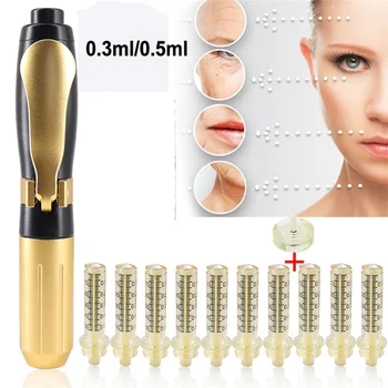 

High Pressure Hyaluron Injection Gun Hyaluronic Acid Pen Beauty Machine Anti Wrinkle Lifting Lip Filler Atomizer Non Needle New